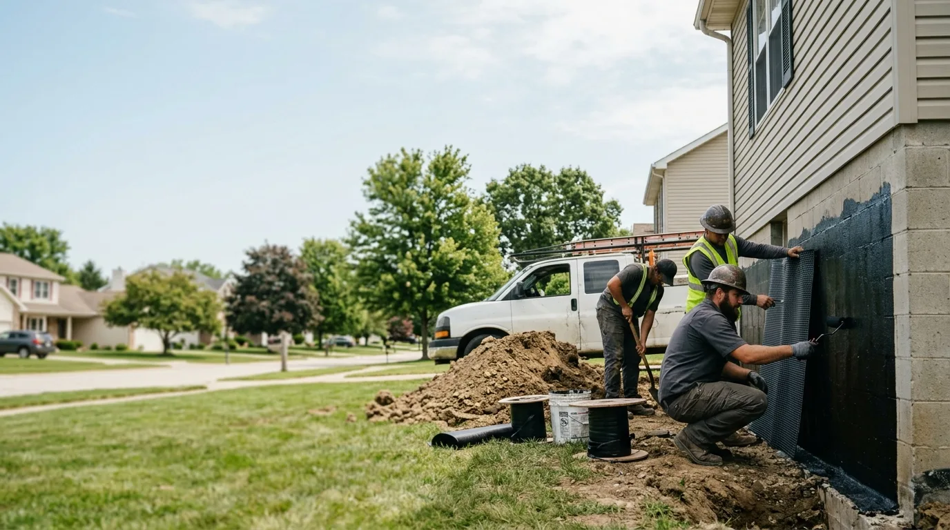 Basement Waterproofing in Athens, IL near me